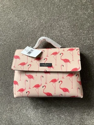 Bolsa de viagem cosmética Kate Spade Flamingo nova com etiquetas - Lita - Shore Street - Imagem 1 de 4