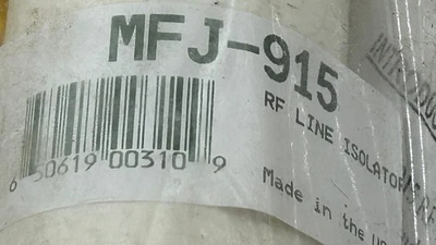 Aislador de línea RF MFJ-915 en su embalaje original Foto 1 de 4