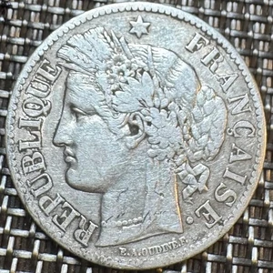 CERES SILVER 2 FRANCS COIN 1895 A (1314) - Picture 1 of 2