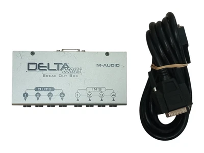 M-Audio Delta Series Break Out Box 4-In 4-Out Audio Interface | Tested Working - Image 1 of 4