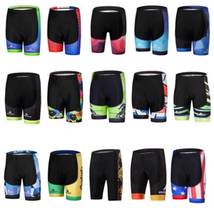 Gel Padded Cycling Shorts for Men Compression Bike Bicycle Biking Shorts Tight - Picture 1 of 36