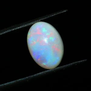 Ópalo de fuego cabujón ovalado etíope piedra preciosa natural suelta tamaño 14x10x6 mm 4,90 quilates - Imagen 1 de 3