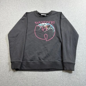 Wu-Tang Sweatshirt Woman Small Gray Jumper Sweater Rap Hip Hop Rap Y2K Remake - Picture 1 of 8