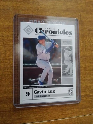 2020 Panini Chronicles Gavin Lux LOS ANGELES DODGERS RC - Image 1 of 2