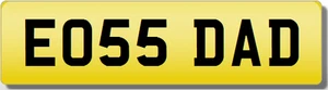EO EOS  DADDY DAD FATHER  PRESENT  Private Cherished Registration Number Plate - Picture 1 of 1