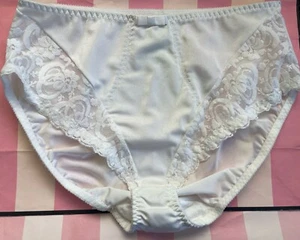 NWT VTG 1997 Victoria's Secret “LIGHT CONTROL” BRIEFS RARE- WHITE/LACE XL - Picture 1 of 12