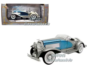 1935 DUESENBERG SSJ BLUE & SILVER 1/32 DIECAST MODEL CAR SIGNATURE MODELS 32318 - Picture 1 of 1