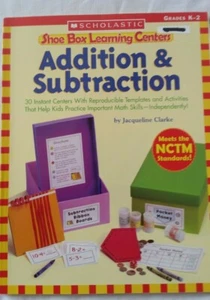 Shoe Box Learning Centers ~ Addition & Subtraction ~ 30 Instant Centers - Picture 1 of 2