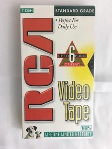 Cinta VHS de video de grado estándar RCA T-120H 6 horas sellada de fábrica NUEVA - Imagen 1 de 3