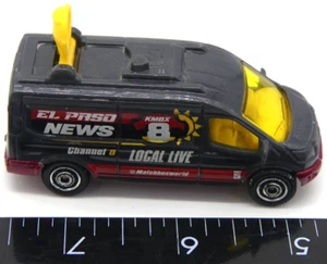 Ford Transit Van 2016 Matchbox 14 coche fundido a presión juguete rojo negro noticias de El Paso - Imagen 1 de 7