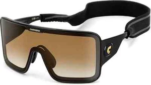 Carrera FLAGLAB 15 Sunglasses 807 86 Shiny Black Brown Gradient 99-01-130 W/Case - Picture 1 of 14