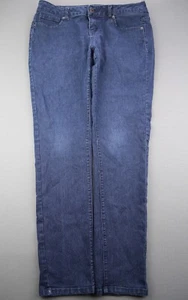 Women's Paris Blues Jeans Low Rise Skinny Dark Stretch Size 11 (32x30) - Picture 1 of 9