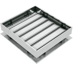 ADCB 1186 x 1186mm AOV Roof Louvre | Multi Louvered Warm Air / Smoke Ventilator - Picture 1 of 4