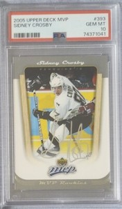 2005-06 Upper Deck MVP - #393 Sidney Crosby (RC) PSA 10