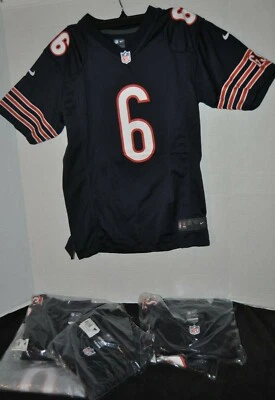 Camiseta deportiva para jóvenes grande Jay Cutler Chicago Bears azul marino Nike en el campo Foto 1 de 4