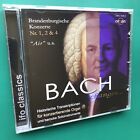 Bach BRANDENBURGISCHE KONZERTE 1,2 &4 Classical CD Organ Muster Glenton Berglund