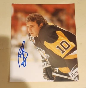 Ron Francis autographed 8 x 10 Pittsburgh Penguins HOF LOA - Picture 1 of 1