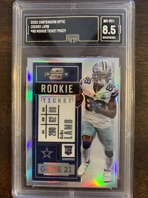 2020 contenders optic CeeDee Lamb silver rookie ticket prism - Image 1 of 2