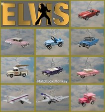 Elvis King of Rock & Roll Custom Christmas Ornament Jeep Renegade Jet Plane 1/64