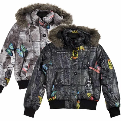 MARKENLOS Räumungsverkauf Damen Winterjacke Übergangsjacke mit Kapuze | Freizeitjacke Neu