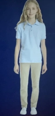 Pantalón Uniforme French Toast Girls 2pk Azul Marino Ajustado Elastizado Nuevo con Etiquetas Talla 14 Foto 1 de 4