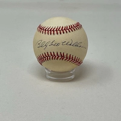 Billy Leo Williams Autografiado Chicago Cubs Nombre Completo ONL Béisbol Certificado de Autenticidad JSA Foto 1 de 2