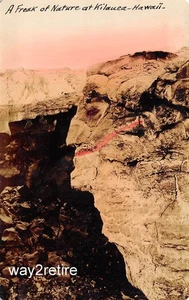 Cartolina HI Kilauea Vulcano Washington Face Freak of Nature Hawaii CPPC 1912 - Foto 1 di 2
