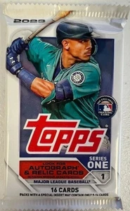 Serie Uno de las Grandes Ligas Topps 2023 (16 tarjetas) sellado de fábrica 🔥 - Imagen 1 de 2