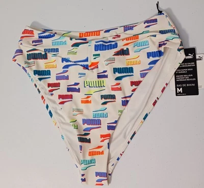 COM ETIQUETAS PUMA Multicolor Signature Bas De Bikini SwimBottom Tamanho. Médio  - Imagem 1 de 4