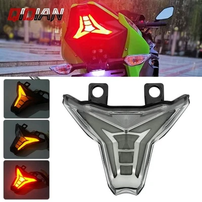 Motorcycle Integrated Tail Light Turn Signal Lamp For ZX6R ZX10R ZX4RR 2016-2025 - Imagem 1 de 4