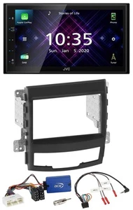 JVC DAB 2DIN Lenkrad Bluetooth USB Autoradio für SSangYong Korando 10-13 ohne Ta - Bild 1 von 11