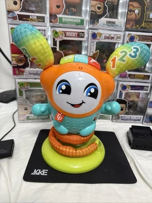 Fisher-Price DJ Bouncin Beats Interactivo Musical Aprendizaje Juguete Luces Funciona Foto 1 de 4