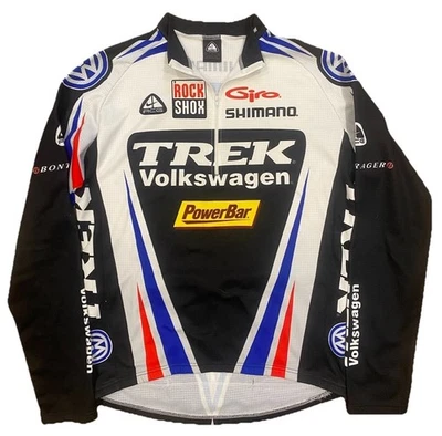 Camiseta deportiva de ciclismo Trek Volkswagen Race Team de colección para hombre grande manga larga NIKE ACG Foto 1 de 4