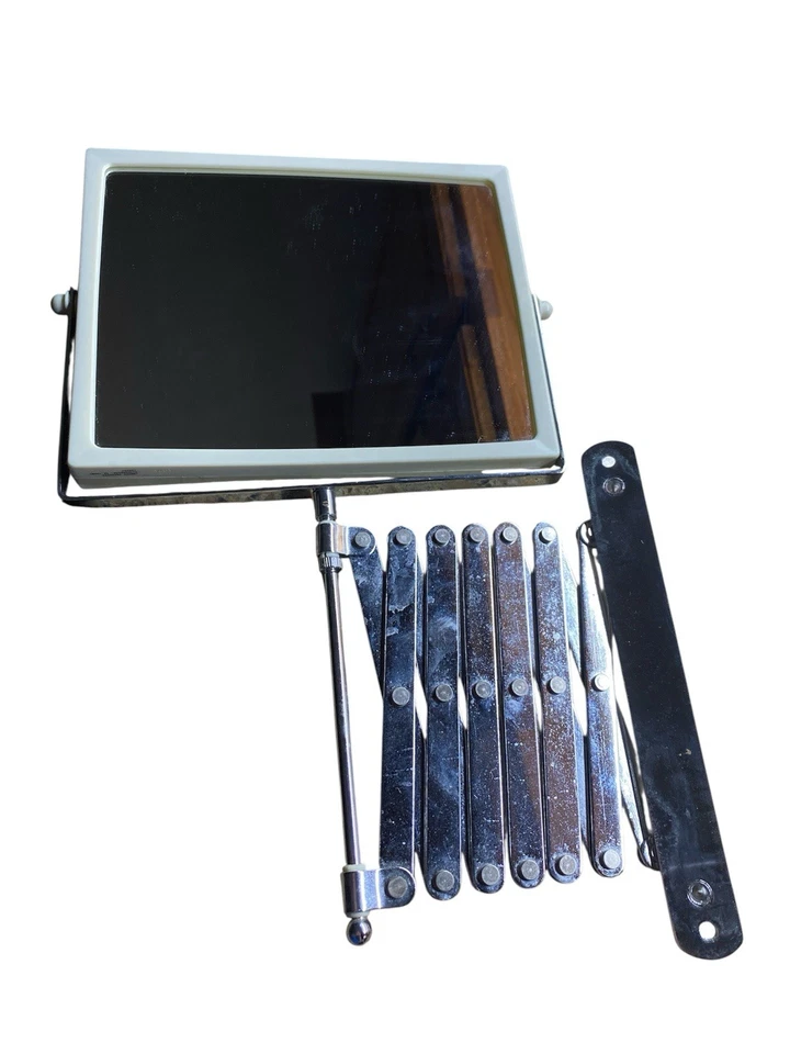 Винтажные ножницы поворотный аккордеон прямоугольное зеркало макияж настенное крепление увеличение - Изображение 1 из 1