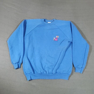 Sudadera De Colección Años 90 Cartoon Network Wacky Racing Picapiedra Niños Talla L Azul Foto 1 de 4
