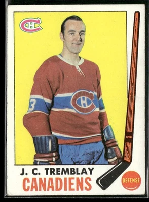 1969-70 Topps Hockey J.C. Tremblay Canadiens #5 - Image 1 of 2
