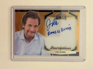 2025 Leaf Signature Series Inscriptions Jim Rome Auto 65/100 “Rome Is Burning” - Picture 1 of 2