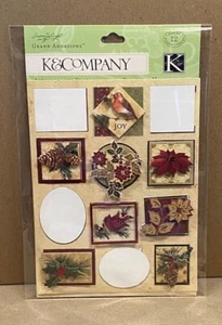 K&Company, Susan Winget, Layered Stickers, Christmas, 2010, Used - Picture 1 of 1