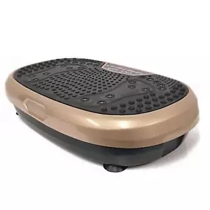 Gold Mini Vibration Platform Magnet Therapy Vibrating Machine Exercise Plate - Picture 1 of 8
