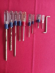 CRAFTSMAN 10 PIECE PHILLIPS HEAD SCREWDRIVER SET-US MADE-LIFETIME WTY-FREE SHIP. - Bild 1 von 3