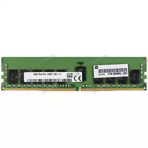 HP 16GB DDR4-2400 REG RDIMM T9V40AA 852264-001 809082-591 HPE Server Memory RAM - Picture 1 of 2