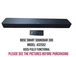 Altavoz interior Bose Smart Soundbar 300 modelo 432552 - negro con Bluetooth - Imagen 1 de 7