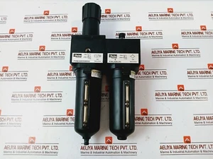 Parker P3NLA26LSN P3NEA26ESMBNG Pneumatic Filter Regulator Lubricator 250 PSI - Picture 1 of 9