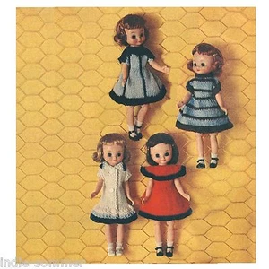~ Vintage Betsy McCall Doll Clothes Reproduction Knitting Pattern! - Picture 1 of 1