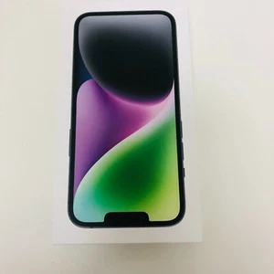 Original Apple iPhone 14 leere Retail Box 128GB Mitternacht + Papiere - Bild 1 von 5
