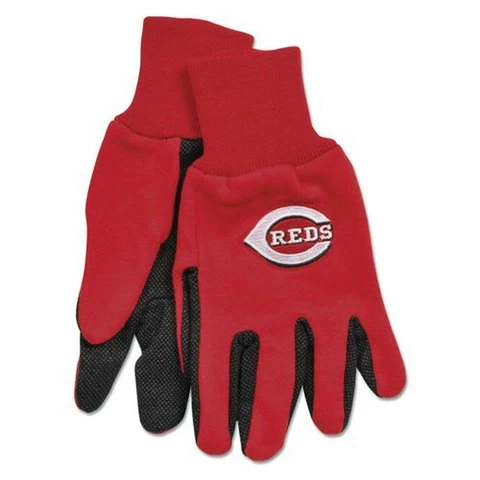 Cincinnati Reds Two Tone Youth Size Gloves [NEW] MLB Work Hands Scarf Hat Cover