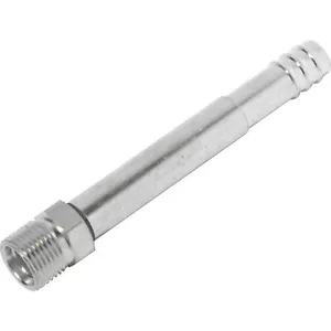 BARBED A/C FITTING, PUSH ON,MALE INSERT O RING,STRAIGHT #8 NUT #10 HOSE 35-11802 - Foto 1 di 1