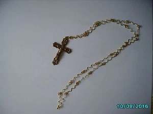 Kette mit Kruzifix-Anhänger mit Jesus-Kreuzigung - Bild 1 von 1