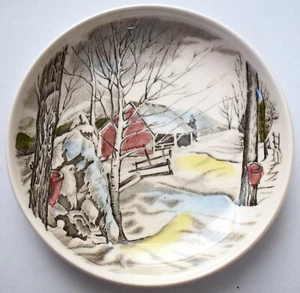 Johnson Brothers England Friendly Village Coaster Butter Pat Sugar Maple FreeS&H - Picture 1 of 2