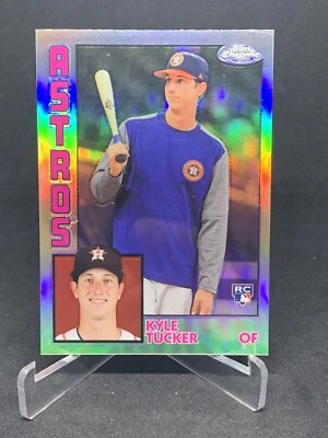 2019 Topps Chrome Kyle Tucker RC 1984 REFRACTOR #84TC-18 ASTROS 81524 - Image 1 of 2
